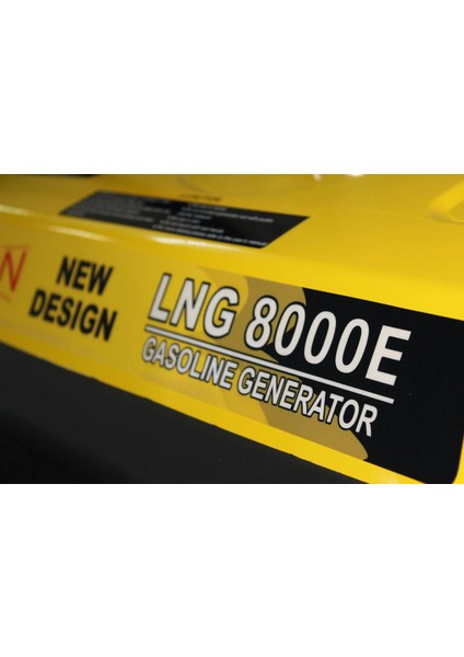 Lıon Power Lng 8000E Benzinli Jeneratör 8 Kva Marşlı Monofaze %100 Bakır Sargılı