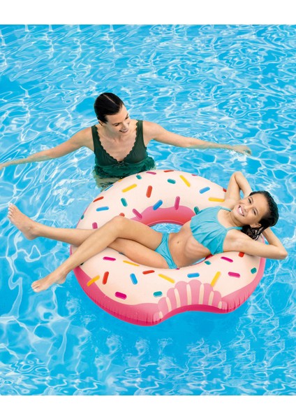 Donut Şişme Deniz Simidi 107 cm – 14+ Yaş Şişme Deniz Yatağı