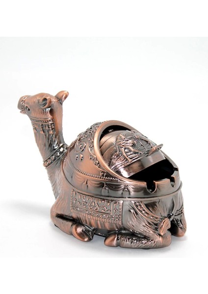 Metal Deve Figürlü Küllük