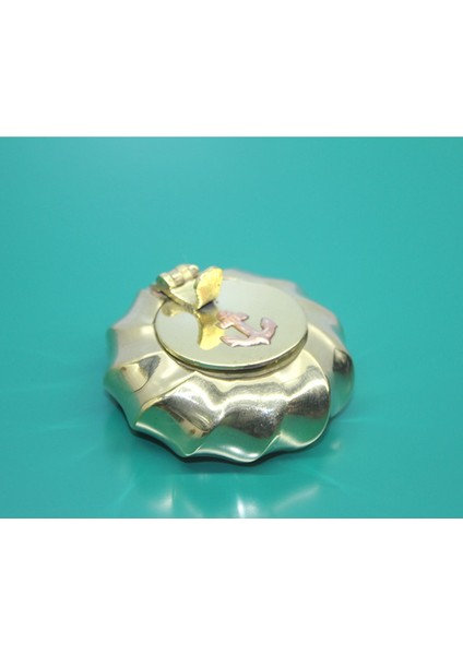 Pirinç Çapalı Kapaklı Küllük