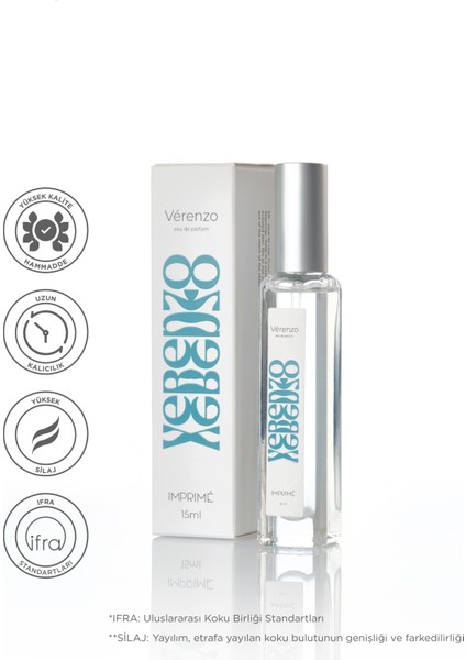Vérenzo Edp Parfüm 15 ml Seyahat Boy