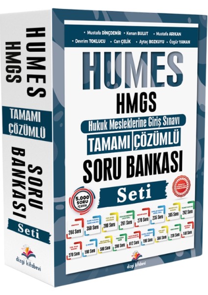 Yayınları 2025 Humes Hmgs Hukuk Mesleklerine Giriş Sınavı Tamamı Çözümlü Soru Bankası Seti
