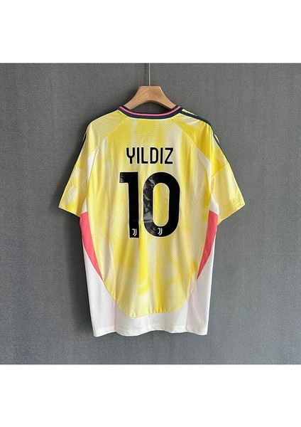 'juventus-Juve 2024/25 Yeni Sezon Kenan Yıldız Deplasman Forması (Sarı)