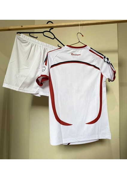 2006/07 A.c Milan # Isimsiz Çocuk Futbol Forması 4lü Set (Beyaz)
