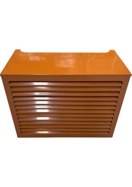 Klima Motoru Gizleme Kafesi 120X62X110 cm (H) Ral 8003 Kahverengi Panjurlu Large Model