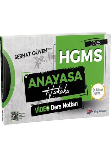 Yayınları 2025 Hmgs Anayasa Hukuku Video Ders Notları Serhat Güven