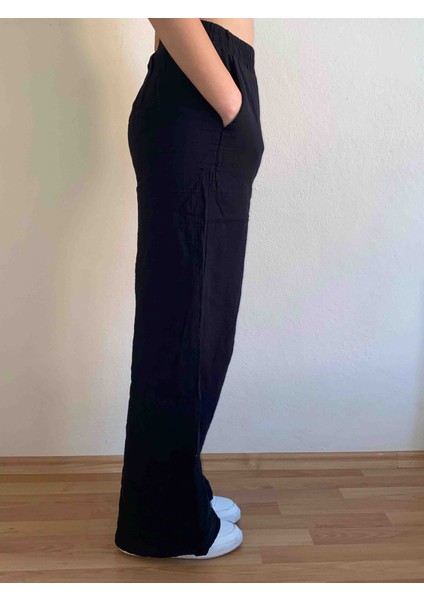 Beli Lastikli Müslin Palazzo Kadın Pantolon fiyatları