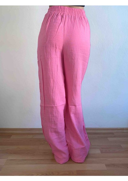 Beli Lastikli Müslin Palazzo Kadın Pantolon fiyatları