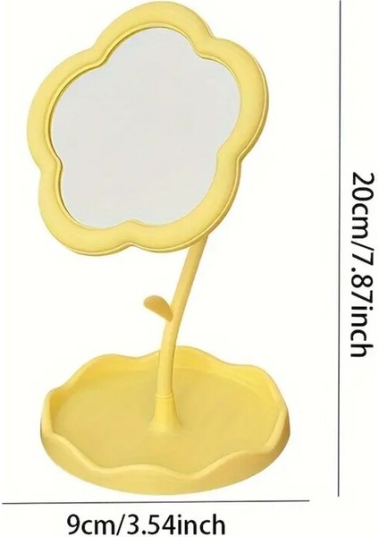 Sarı Kutulu Yüksek Çözünürlüklü Cam Ayarlanabilir Ayna 1 Adet modelleri