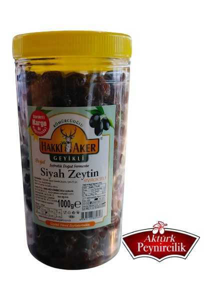Hakkı Aker Siyah Zeytin Kıvırcık Sele Xs 1000G