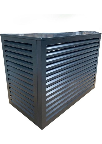 Klima Motoru Gizleme Kafesi 110x56x85 cm (H) Ral 7016 Antrasıt Panjur Medium Modeli