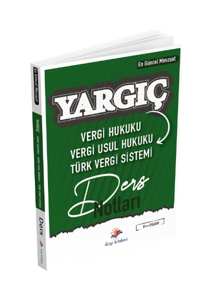 Yayınları Yargıç Hakimlik ve Hmgs Vergi Hukuku Vergi Usul Sistemi Türk Vergi Sistemi Ders Notları