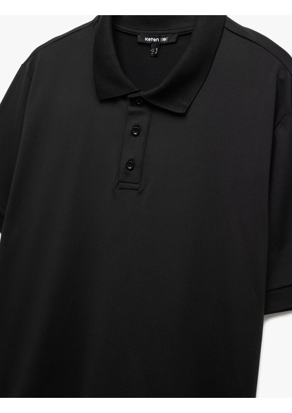 Yeni Sezon Kısa Kollu Regular Fit Basic Polo Yaka Spor Tişört indirimleri