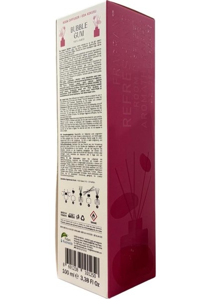 Premium Çubuklu Oda ve Ofis Kokusu 100 ml Tatlı Sakız Bubble Gum fiyatları