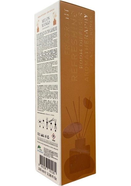 Premium Çubuklu Oda ve Ofis Kokusu 100 ml Kavun Mango Melon Mango fiyatları