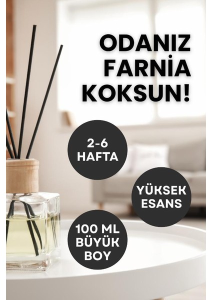 Premium Çubuklu Oda ve Ofis Kokusu 100 ml Pudra Dokunuşu Powder Touch modelleri