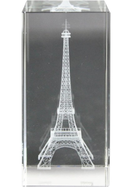 3D Kristal Eyfel Kulesi Modeli