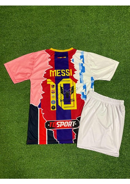 Lionel Messi Tüm Kulüpler Özel Konsept Çocuk Forması