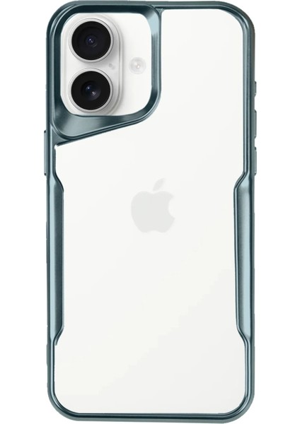 Apple iPhone 16 Kılıf Boyi Silikon Kapak - Turkuaz