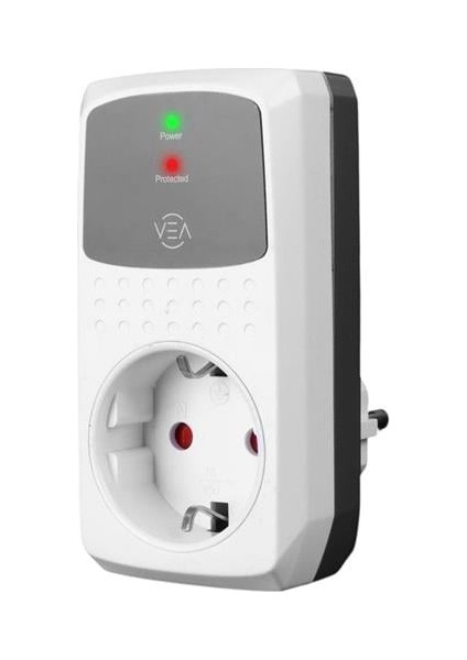 VE-25532 16A 4000W Tekli Akım Korumalı Priz Aşırı Yüksek Gerilim