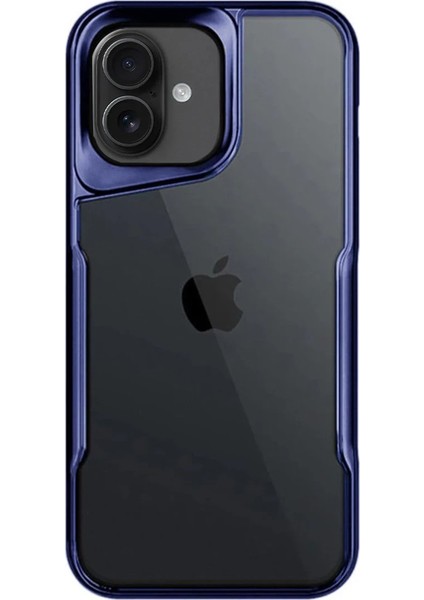Apple iPhone 16 Kılıf Boyi Silikon Kapak - Lacivert