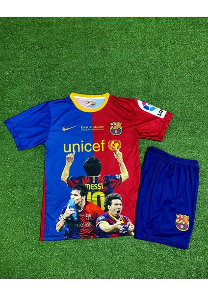 Barcelona Lionel Messi Temalı Özel Çocuk Forması