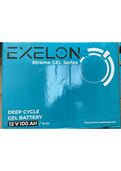 12 Volt 100 Amper Jel Akü 330*173*222 mm 30 kg