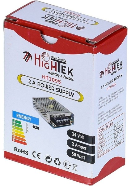 24 Volt 2 Amper Metal Kalın Kasa Adaptör