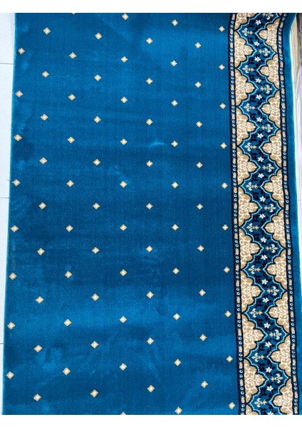 Dokuma Turkuaz Mavi 2500 Gr. Saflı Cami Halısı - En 133CM modelleri