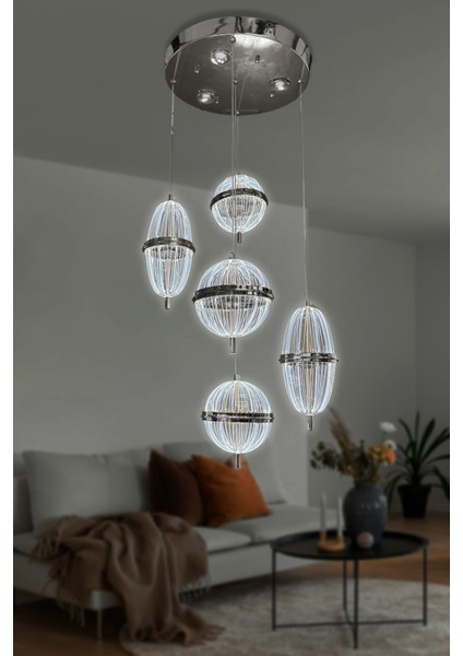 Orbella 5 Li Sarkıt LED Avize fiyatları
