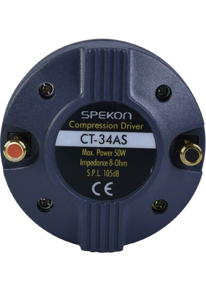 CT-34AS 8 Ohm 50 Watt Titanyum Tweeter