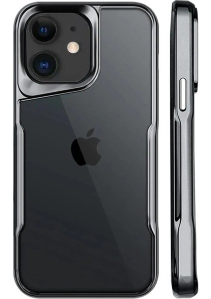 Apple iPhone 11 Kılıf Boyi Silikon Kapak - Titan Gri