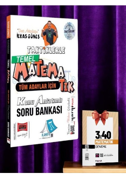 Tüm Adaylar Için Taktiklerle Temel Matematik Konu Anlatımlı Soru Bankası (Ilyas Güneş)-Hediye Deneme