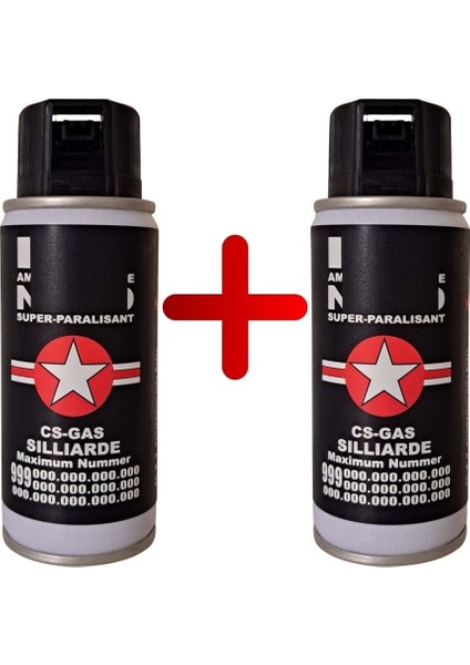 Biber Gazı Nato Cs-Gas Taşınabilir Savunma Spreyi 2 Adet 100 ml SKT11/2029 2'li Paket