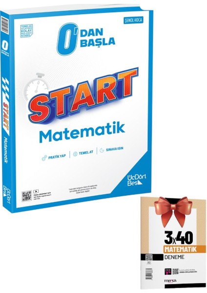 345-TYT-AYT-KPSS Tüm Adaylara Start Matematik ve Deneme Hediye!!!