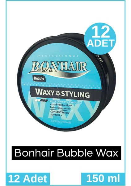 Styling Wax Bubble 150 ml 12 Adet