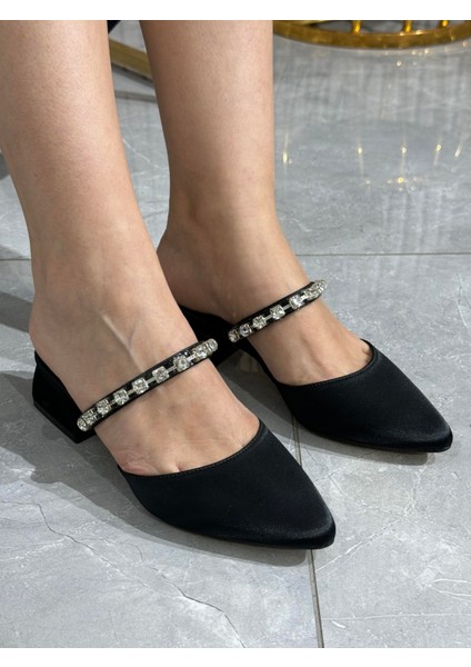 Önü Kapalı Taşlı Topuklu Terlik 381 indirimleri