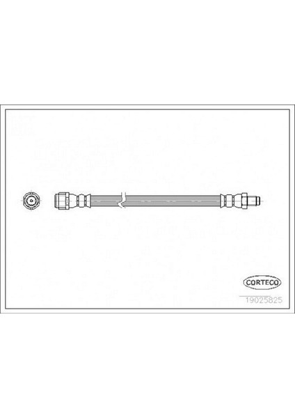 Fren Hortumu Arka Mercedes W203 W210 W140 Sprinter 901 905 96 06 Dpmah