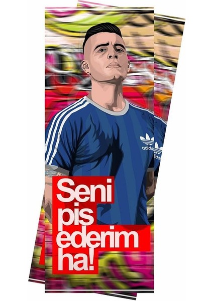 Cio Seni Pis Ederim Ha Baskılı Araç Kapı Direk Kaplama Folyo Sticker 2'li (Sağ&sol) modelleri