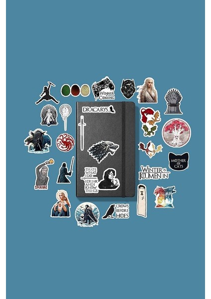 Game Of Thrones /bullet Journal Defter Çıkartma Ajanda Laptop Etiket