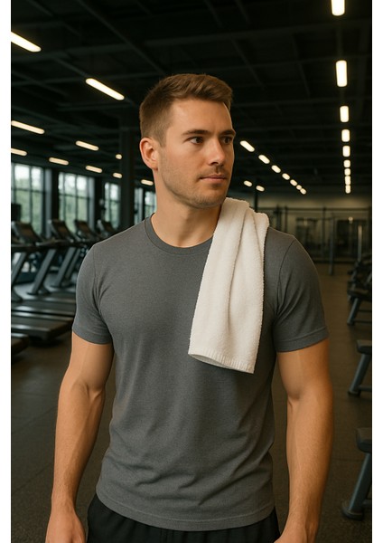 30 x 85 cm Fitness Havlusu, Spor Havlusu, Sporcu Havlusu, Antreman Havlusu, Gym Havlusu
