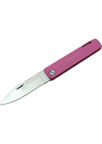 K200PİNK Kamp / Bahçe Çakı Pembe 18 cm - Manuel, Plastik Sap