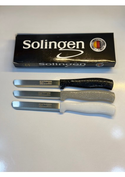 Solingen 3’lü Simli Micro Et Sebze Doğrama Bıçağı Seti
