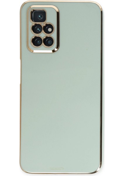 Xiaomi Redmi 10 2022 Kılıf Volet Silikon - Açık Yeşil Dpmah