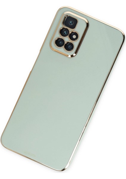 Xiaomi Redmi 10 2022 Kılıf Volet Silikon - Açık Yeşil Dpmah modelleri