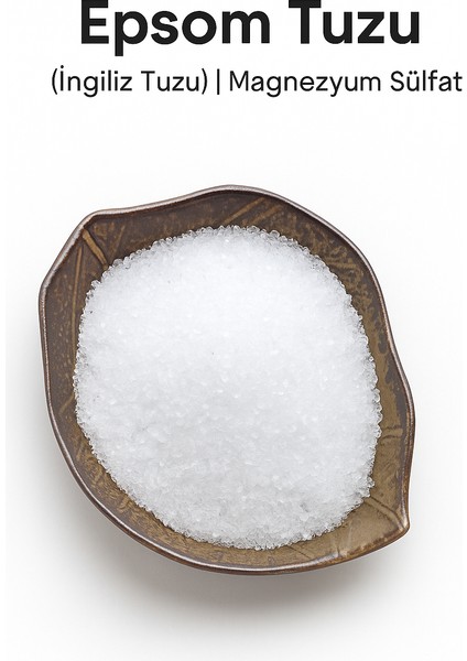 Epsom Tuzu 500 G | Ingiliz Tuzu – Ayak Banyosu ve Peeling – %100 Doğal -Katkısız