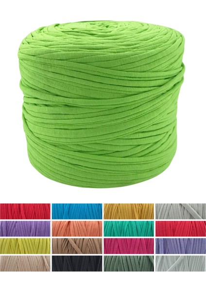 Neon Yeşil Örgü İpi Penye İp Büyük Boy 650 gr 130 mt