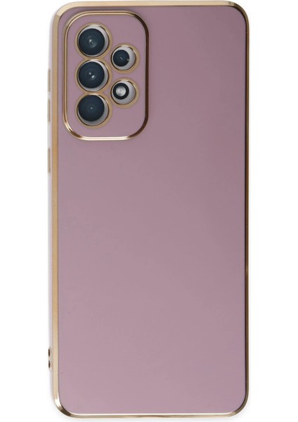 Samsung Galaxy A73 5g Kılıf Volet Silikon - Mor Dpmah