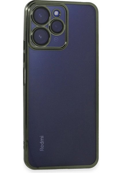 Xiaomi Redmi 12 Kılıf Razer Lensli Silikon - Yeşil Dpmah