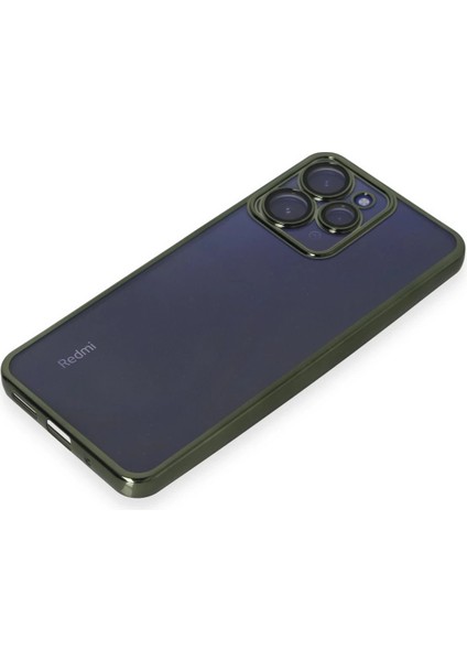 Xiaomi Redmi 12 Kılıf Razer Lensli Silikon - Yeşil Dpmah